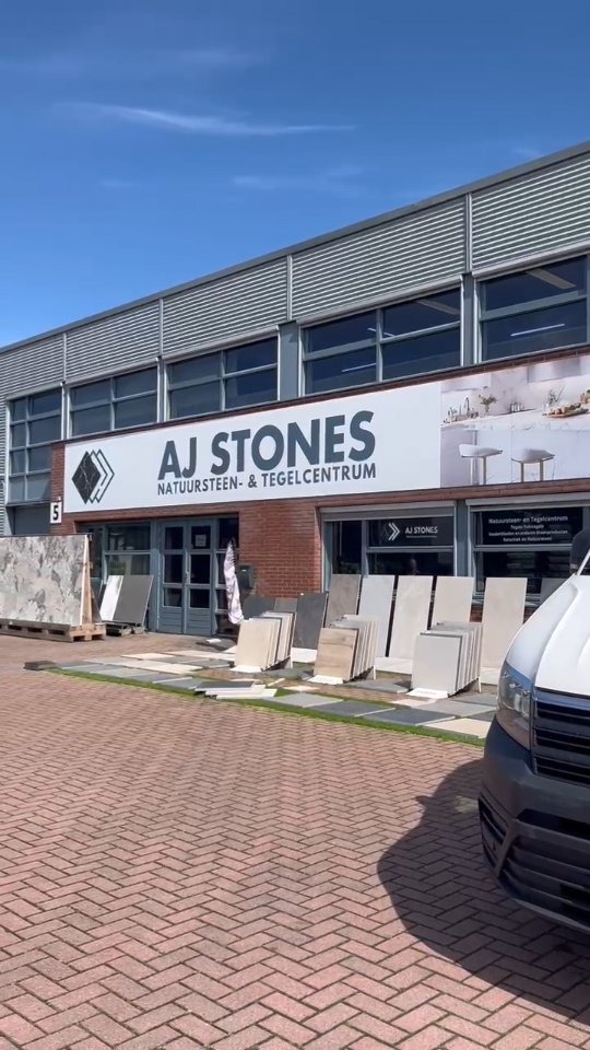 AJ Stones showroom aan de Florijnweg in Velp